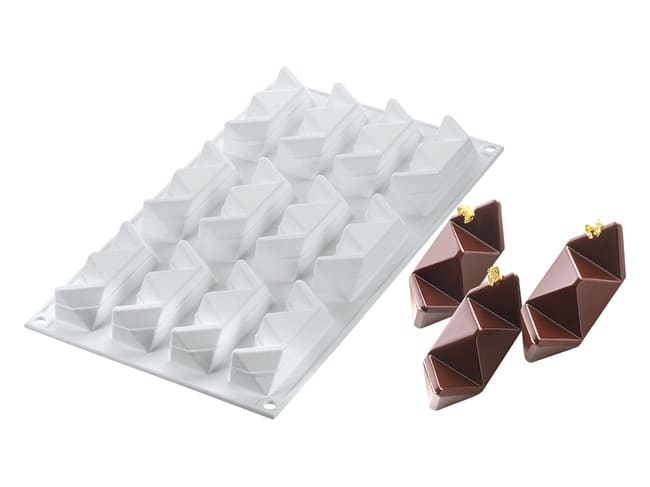 Stampo silicone Star Game - Cioccolato - 30 x 17,5 cm - Silikomart