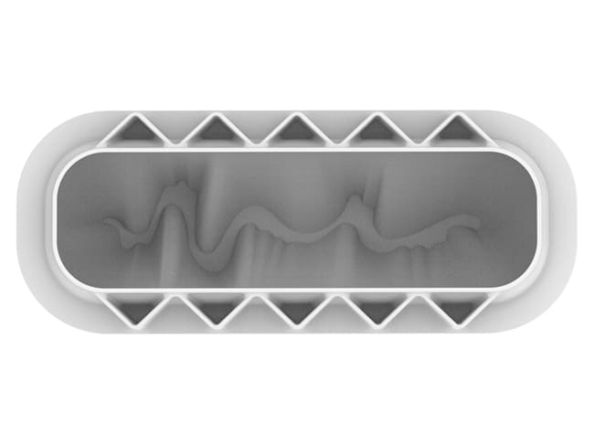 Stampo silicone - Slope - 25 x 8 x ht 8 cm - Silikomart