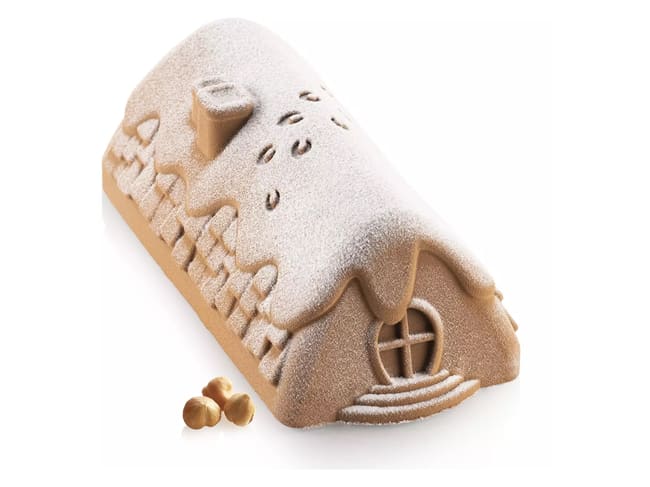 Stampo silicone - Winter cottage - 23 x 10,5 cm - Silikomart