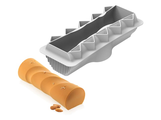 Stampo silicone per tronchetto - Spin - 25 x 8,4 cm - Silikomart