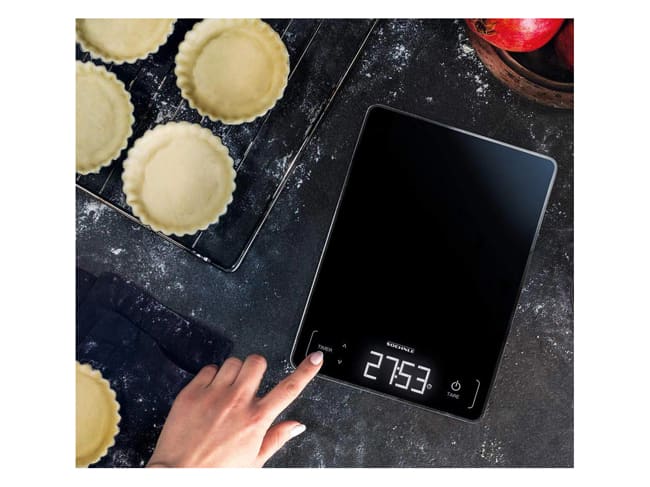 Bilancia da cucina - 15 kg/1 g - EL nera - Soehnle