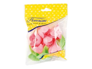 Roselline con foglie (x 6)