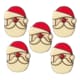 Stampo termoformato prestampato - Babbo Natale - 2,9 x 3,7 cm - Florensuc