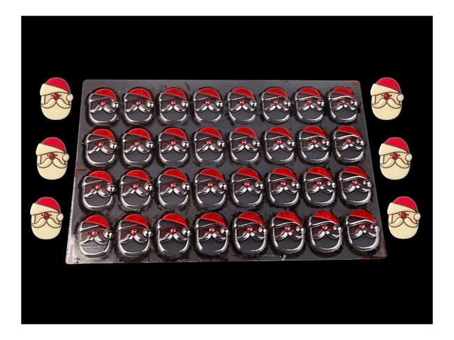Stampo termoformato prestampato - Babbo Natale - 2,9 x 3,7 cm - Florensuc