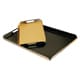 Vassoio con pieghe lateriali double-face - nero e oro - 28 x 19 cm (x 25) - Tradiser