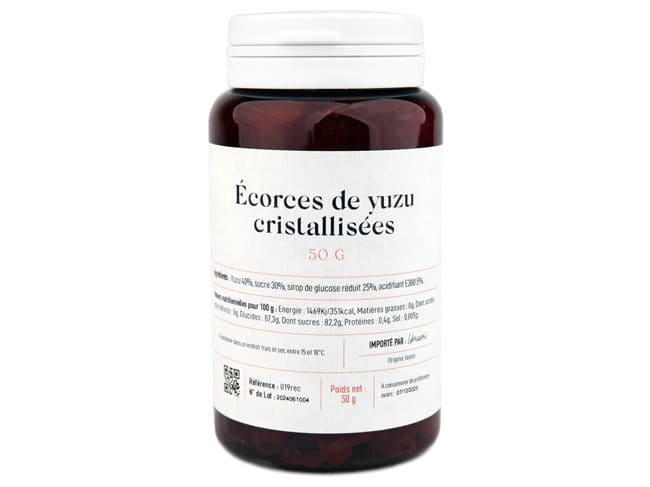 Bucce di yuzu cristallizzate - 50 g