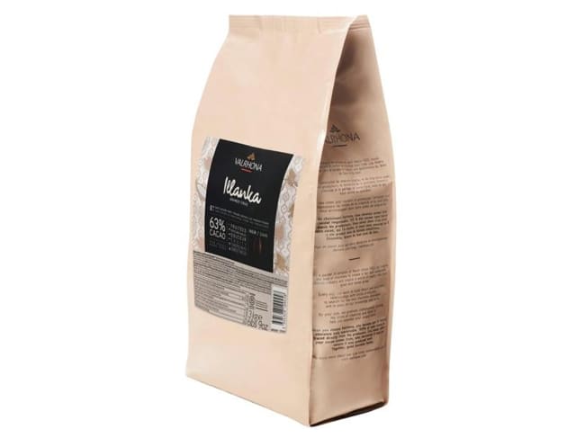 Cioccolato fondente Illanka 63% - 3 kg - Valrhona