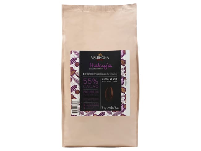 Cioccolato fondente Itakuja 55% - 3 kg - Valrhona