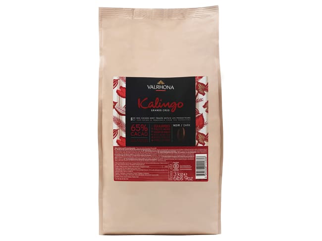 Cioccolato fondente Kalingo 65% - 3 kg - Valrhona