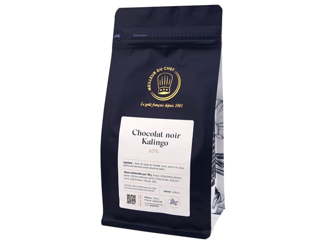 Cioccolato fondente Kalingo 65% - 500 g - Valrhona