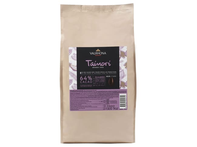 Cioccolato fondente Tainori 64% - 3 kg - Valrhona