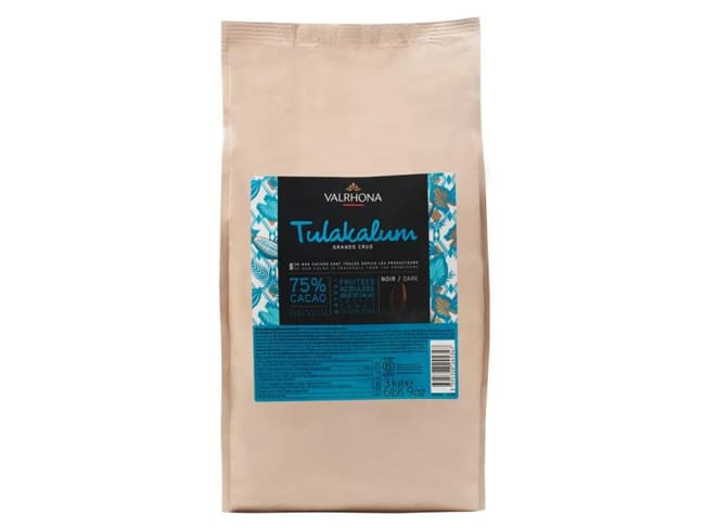 Cioccolato fondente Tulakalum 75% - 3 kg - Valrhona