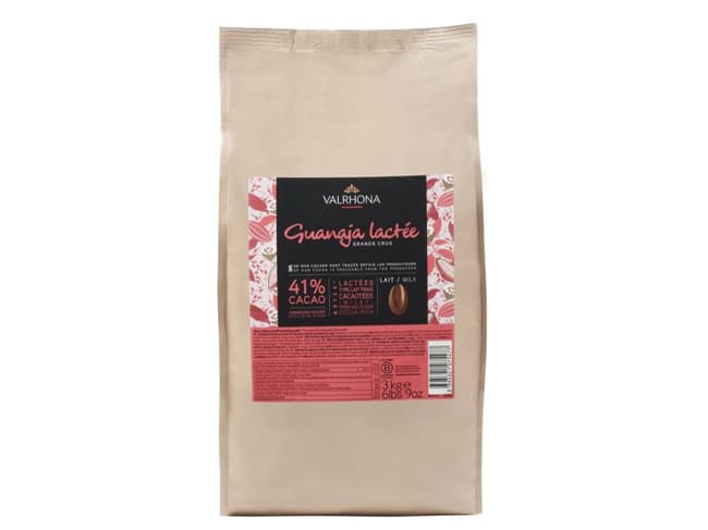 Cioccolato al latte Guanaja 41% - 3 kg - Valrhona