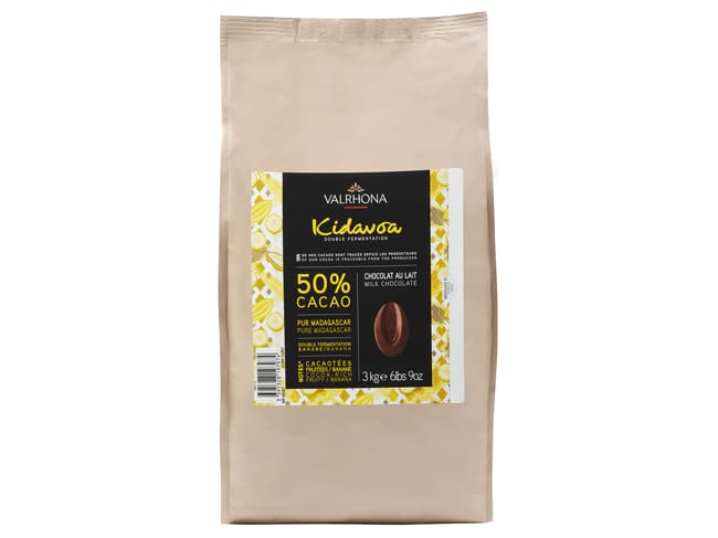 Cioccolato al latte Kidavoa 50% - 3 kg - Valrhona