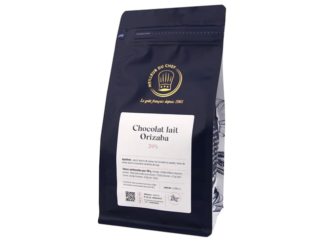 Cioccolato al latte Orizaba 39% - 500 g - Valrhona