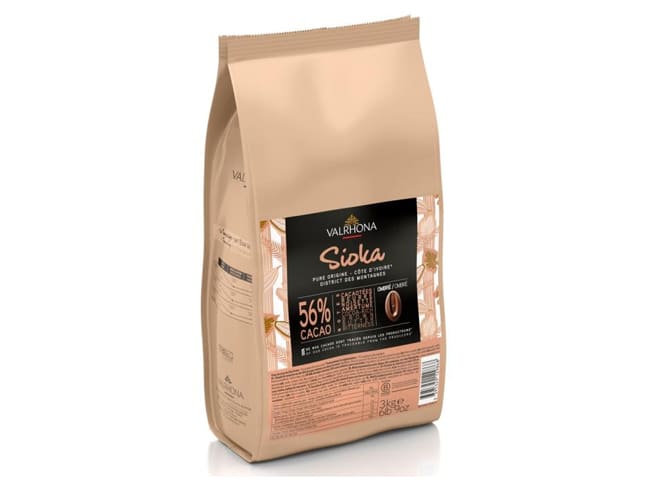 Cioccolato al latte Sioka 56% - 3 kg - Valrhona