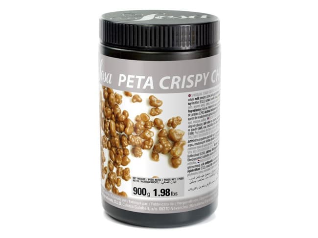 Peta Crispy Zucchero Frizzante al Cioccolato al Latte - 900 g - Sosa