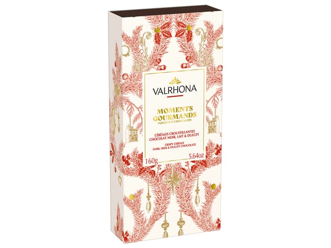 Scatola di cioccolatini croccanti - Valrhona 2025 - 160 g - Valrhona