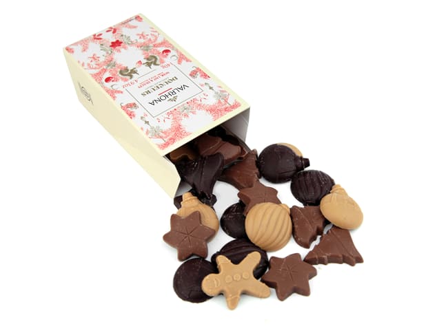 Scatola di cioccolatini natalizia - Valrhona 2025 - 140 g - Valrhona