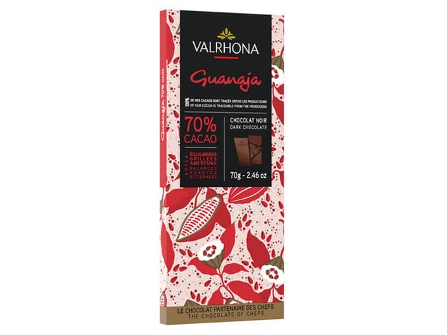 Barretta di cioccolato fondente Guanaja 70% - 70 g - Valrhona