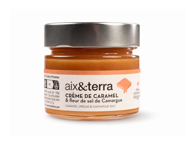 Caramel Cream with Camargue Fleur de Sel - 170g - Aix et Terra