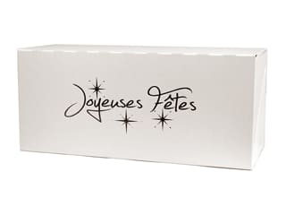 Yule Log Box "Joyeuses Fêtes"