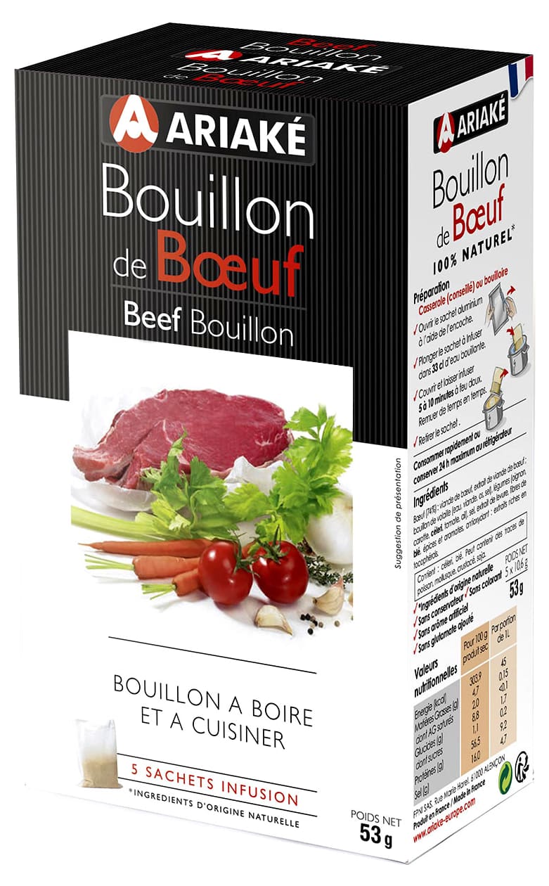 Ariake Beef Bouillon Infusion 5 x 33cl Ariake Meilleur du Chef
