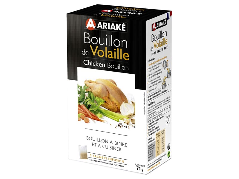Ariake Chicken Bouillon Infusion 5 x 33cl Ariake Meilleur du Chef