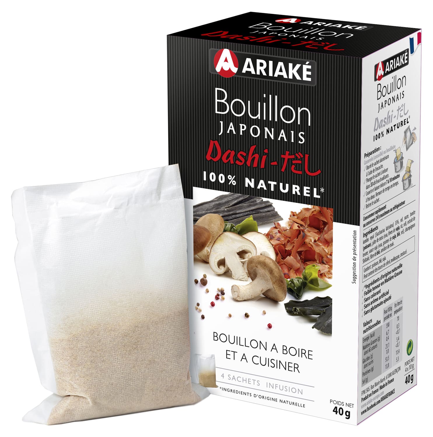 Ariake Dashi Bouillon Infusion 4 x 33cl Ariake Meilleur du Chef