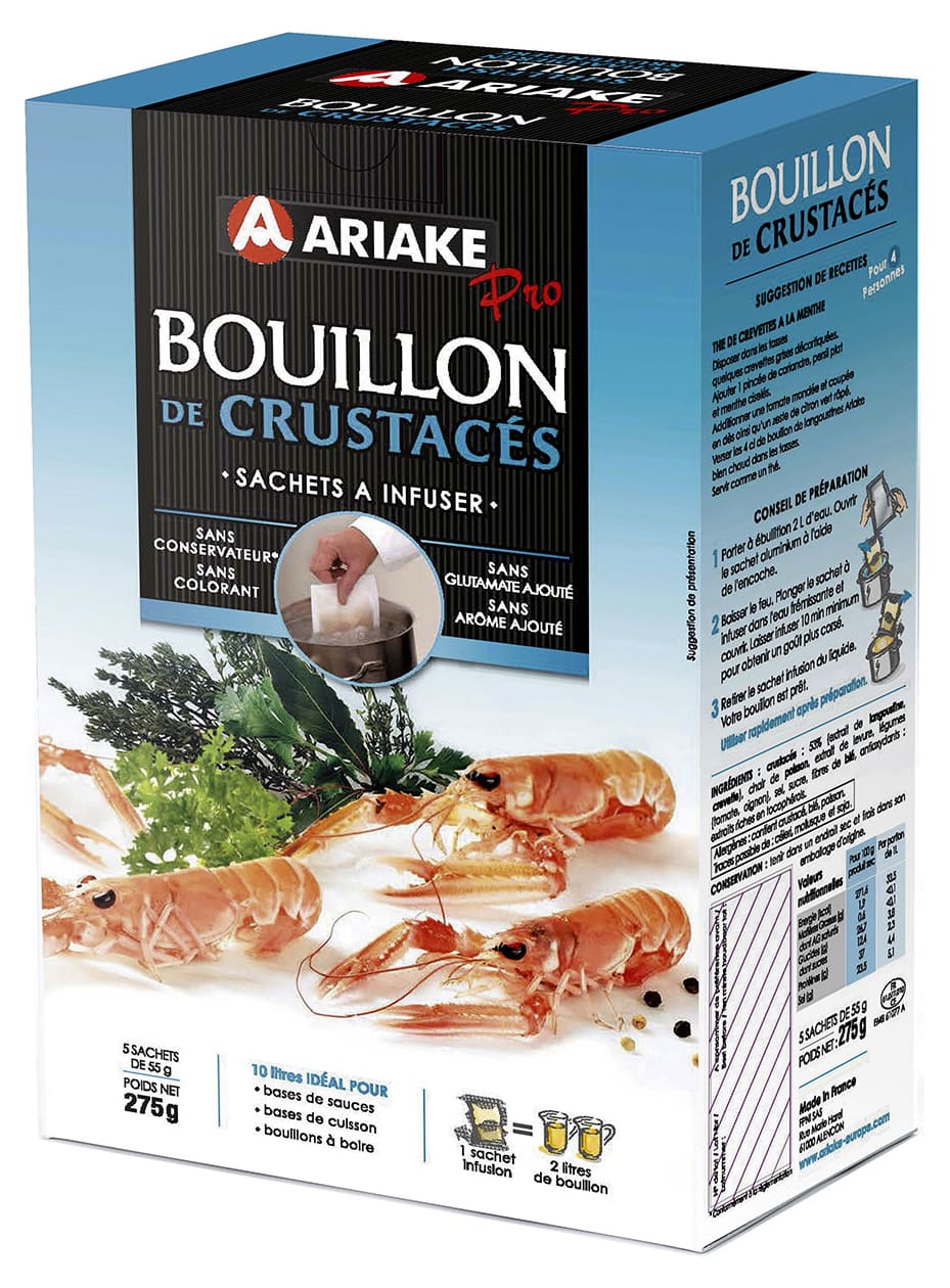 Ariake Shellfish Bouillon Infusion 5 x 2L 5 x 2L Ariake Meilleur