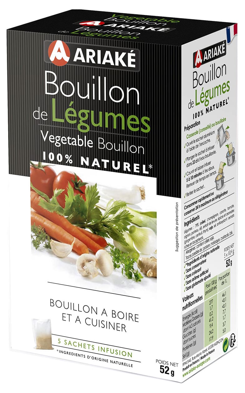 Ariake Vegetable Bouillon Infusion 5 x 33cl Ariake Meilleur du Chef