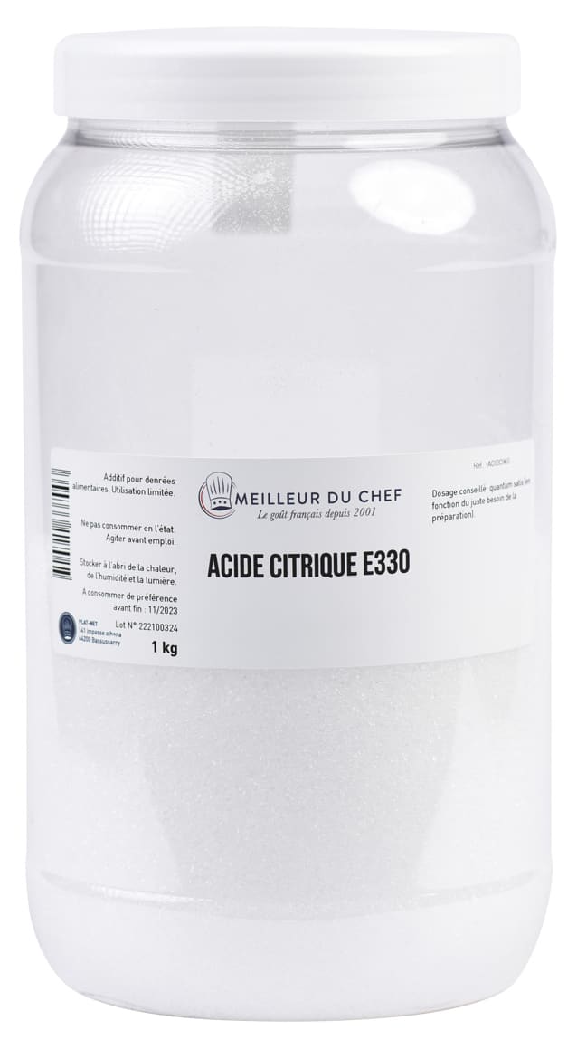 Citric Acid Powder - 1kg - Meilleur du Chef - Meilleur du Chef