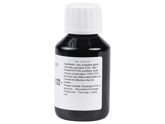 Purple Food Colouring E122/E133 - Water soluble - 115ml - Meilleur du Chef