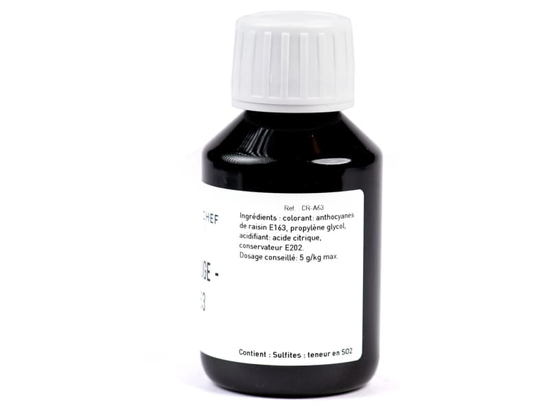 Purple Red Food Colouring E163 - Water soluble - 1litre - Meilleur du ...