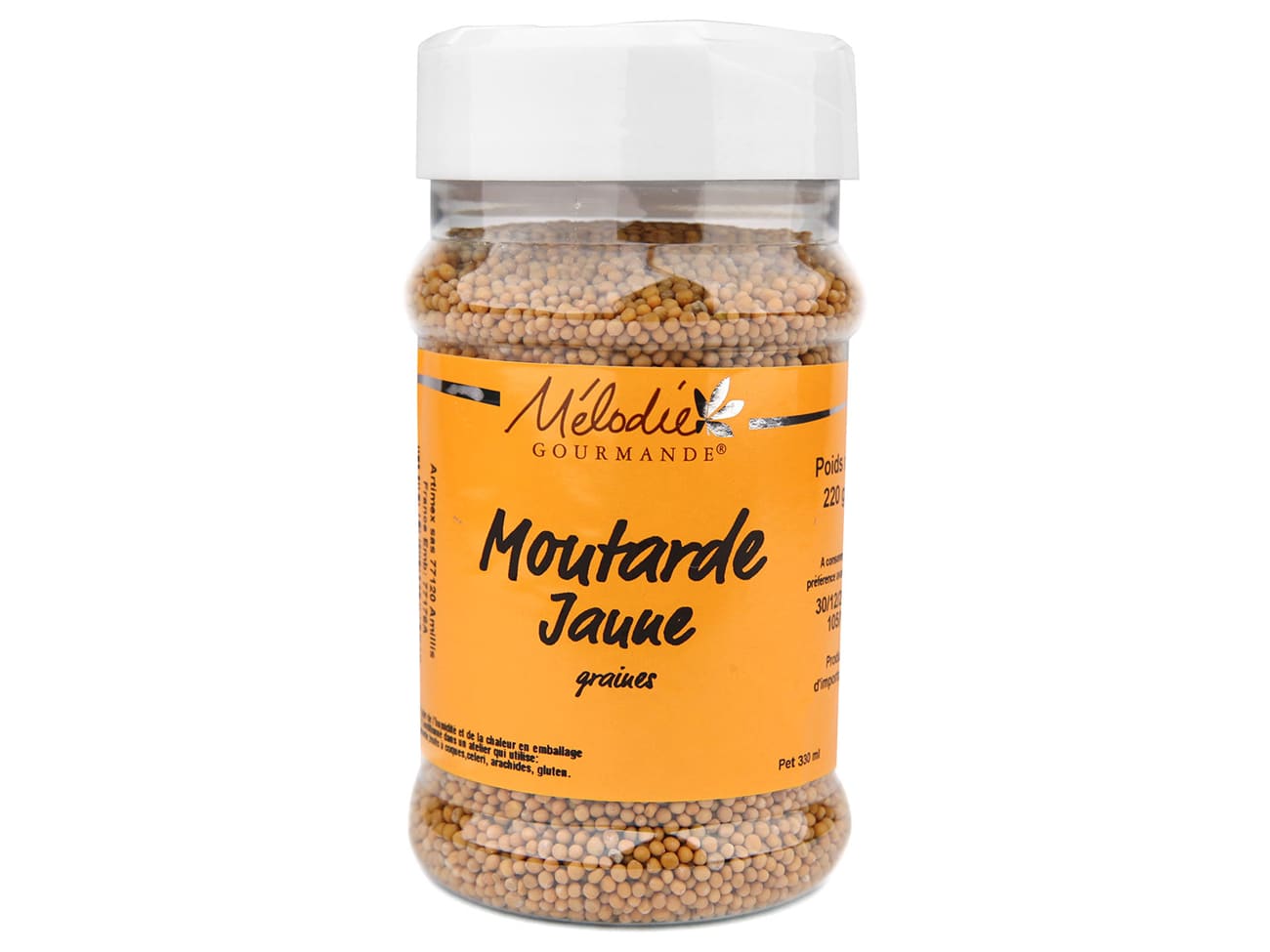 Yellow Mustard Seeds 220g Mélodie Gourmande Meilleur du Chef