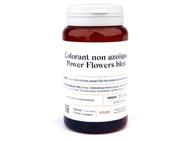 Power Flowers Non-Azo Colour - Blue - 10 flowers - IBC Belgium
