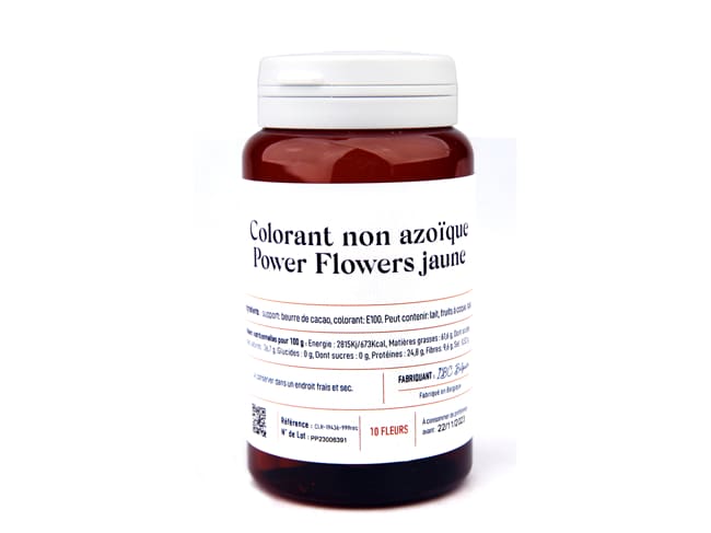 Power Flowers Non-Azo Colour - Yellow - 10 flowers - IBC Belgium