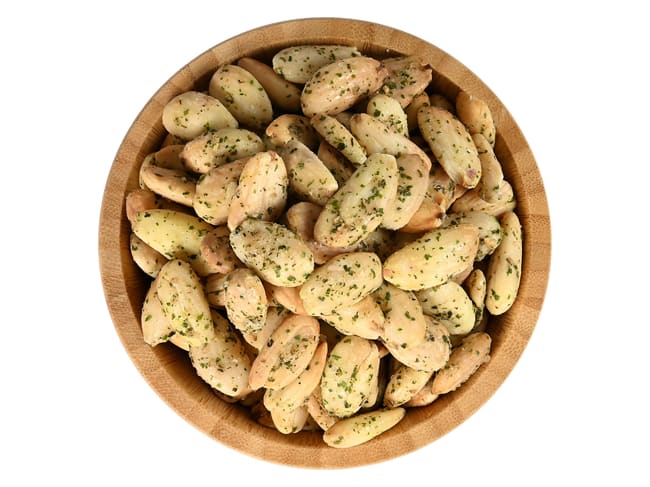 Roasted Organic Almonds - French wild garlic - 100g - Bedouin