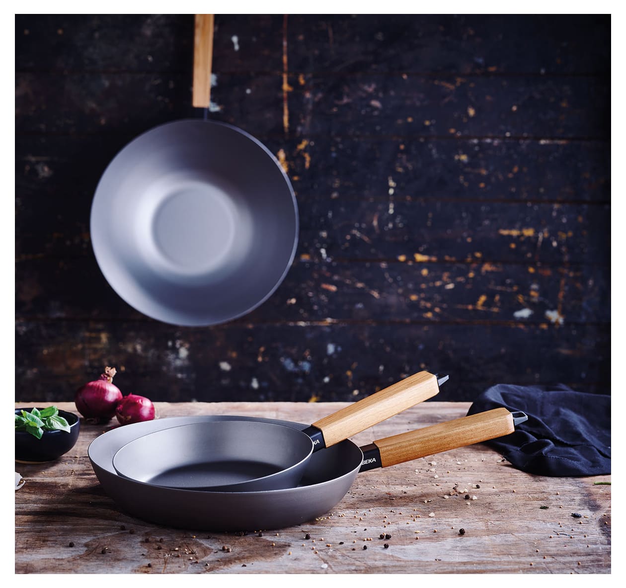 Beka Nomad Frying Pan Carbon Steel Ø 24cm Beka Meilleur du Chef