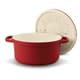 Cast Aluminum Round Casserole - orange-red - Ø 24cm - Beka