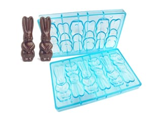 Chocolate Copolyester Mould - Rabbit (6 cavities)