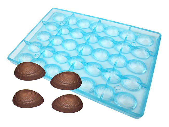 Chocolate Mould - 35 Easter shells