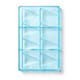 Chocolate Mould - 4 flat decorated Christmas trees