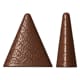 Chocolate Mould - 4 flat decorated Christmas trees