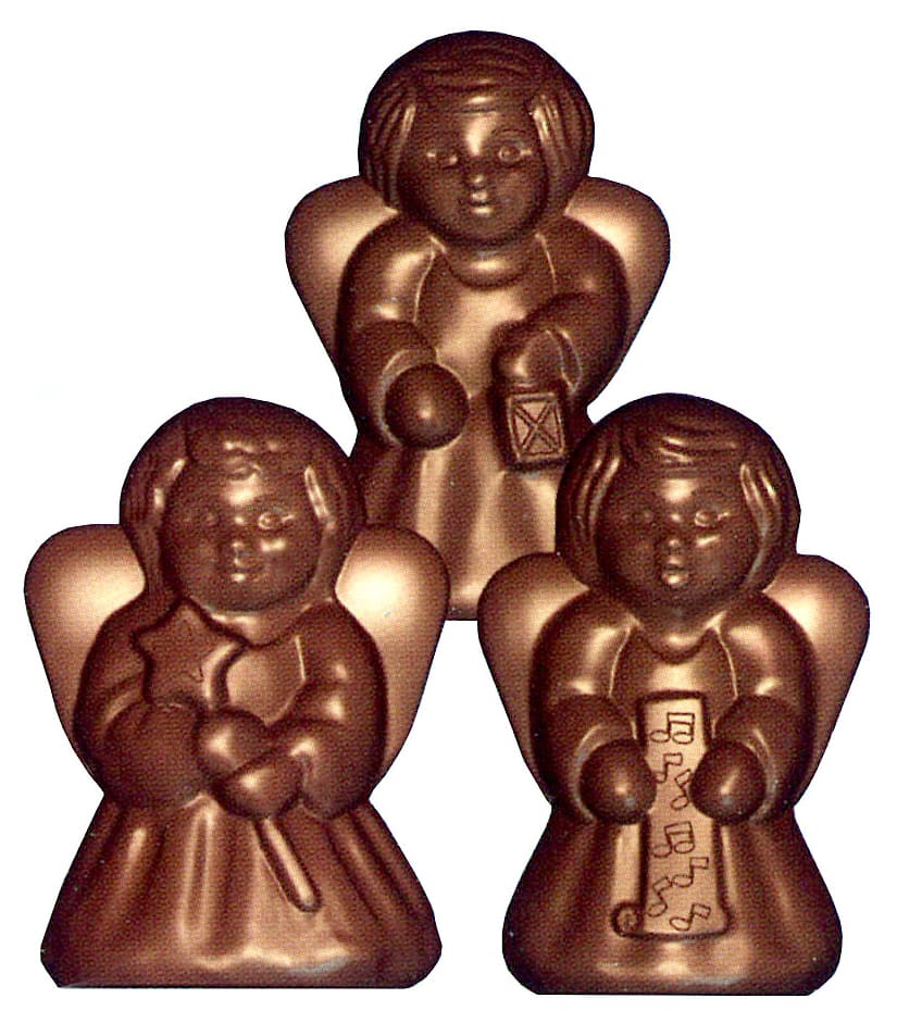 Chocolate Mould 3 Angels 6 cavities Meilleur du Chef