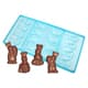 Chocolate Mould - 4 bunnies