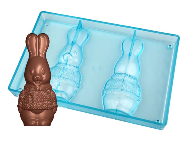 Chocolate Mould - Bunny with knit