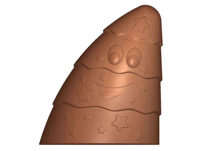 Chocolate Mould - Smiling Christmas tree