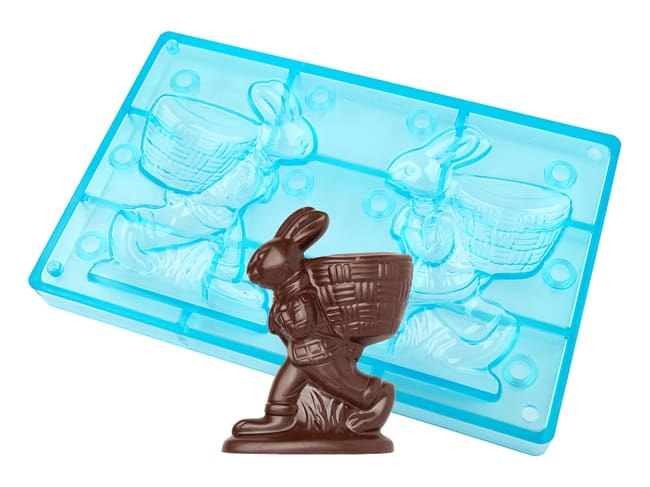 Chocolate Mould - Easter Bunny with Basket