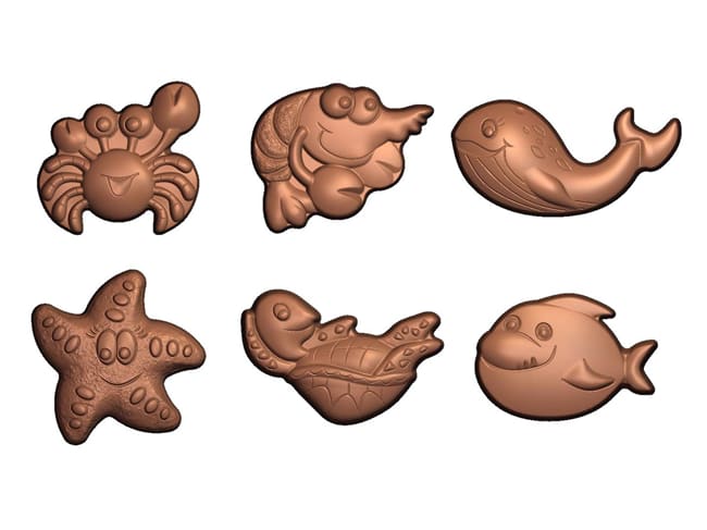 Chocolate Mould - 30 Easter fish shapes